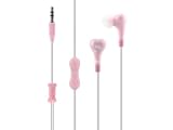 Bone Collection Earphones w/Mic and Volume Control, White