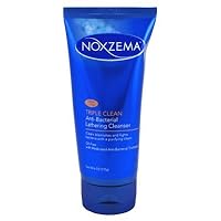 Noxzema Triple Clean Anti-Bacterial Lathering Cleanser, 6 Ounce