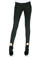 Met Pantalón Tira Elástica en el Pié (Verde Botella)