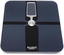 Balance Living TM Precision LIFE TRACK Body Analysis Scale w/ 400 lb. Capacity & Auto Recognition Technology