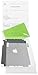 LUVVITT® SILVERBACK (TM) Protective Back Skin for iPad MINI - (Leather Look Pattern) Black (with BONUS Screen Protector)