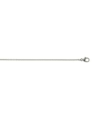 Palladium Cable 1.1mm Necklaces Length = 18