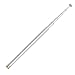 2mm Dia Female Thread FM Radio TV 6 Sections Telescopic Antenna 480mm