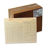 Globe-Weis B3143DT Globe-Weis Preprinted Expanded Project Jackets, Letter, 11 Pt. Manila, 50/Bx