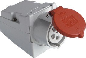 REV Ritter 0510600555 CEE-Steckdose aP.16 A 380 V