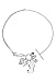 Guess UBN70706 Ladies Heart Safety Pin Charm Necklet