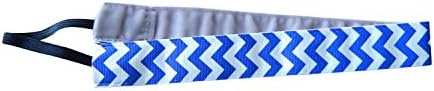 Banded2gether Hairband - Blue & White Chevron