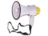Megaphone Porte Voix 10W Avec Bandouilere