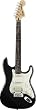 Squier by Fender Standard Stratocaster HSS Rosewood, Black Metallic with White Pickguard