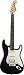 Squier by Fender Standard Stratocaster HSS Rosewood, Black Metallic with White Pickguard
