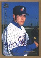 Matt Blank, Cape Fear Crocs - Expos Affiliate, 1999 Bowman Rookie Autographed Card