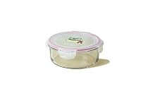 Kinetic Glasslock 24 Ounce Round Glass Food Storage Container With Locking Lid