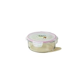 Kinetic Glasslock 24 Ounce Round Glass Food Storage Container With Locking Lid