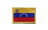 Écusson brodé Flag Patch Venezuela 7 Etoiles avec blason 1930-2006 - 8 x 6 cm