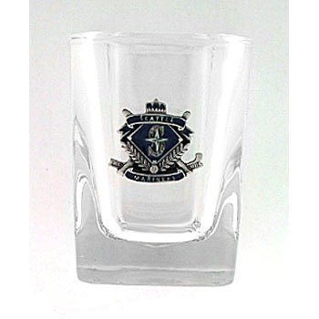 Square MLB Shot Glass - Seattle Mariners (Quantity of 1)