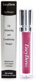 Lip Volumizing and Conditioning Plumper Belle, Pearly Berry Pink 0.185 oz (5.5ml) by Envyderm Cosmetics Company