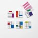 ArtBlox Grid Magnets - Set of 6 (Assorted) (1H x 1W x .3D)