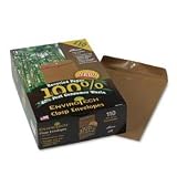 Ampad 19709 Ampad Envirotech Recycled Clasp Envelopes, 10x13, 60lb, Natural Brown, 110/Box