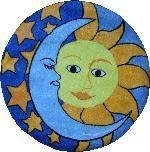 Buy Low Price Cozy Fun Time Shape High Pile Day & Night 39RD Play Time Nylon Area Rug FTS-062 39RD FTS-062 39RD
