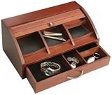 Valet Organizer - Deluxe (Oak) (6.25 x 14.5 x 8.25)