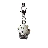 Charms "Muffin" 3D mit Zirkonia