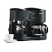 Mr. Coffee ECM21 4-Shot Espresso Machine and 8-Cup Coffeemaker Combo, Black
