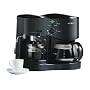 Mr. Coffee ECM21 4-Shot Espresso Machine and 8-Cup Coffeemaker Combo, Black