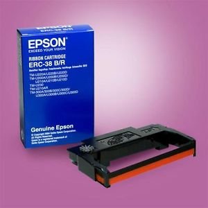 Epson Ribbon Cartridge ERC-38 B/R, (Pack of 5)