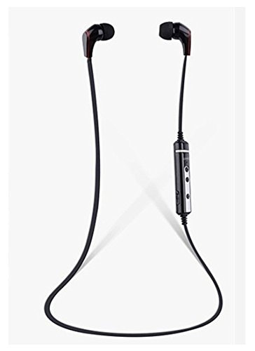 Koncen X7 Mini Bluetooth 4.1 Headphones with Microphone for all Apple, Android and Mp3 Devices- Black