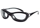 Harley Davidson Women's Journey Performance Eyewear / Sunglasses. Day/Night Riding goggle features photo-chromic lenses that transition from light to dark and eliminate the need to change lenses in different lighting conditions. Designed to fit a smaller face. Removable mid-frame foam for easy conversion from goggles to sunglasses. Meets ANSI standards. UV protection. Includes interchangeable clear lenses for night riding. Harley-Davidson medallion. Includes chrome hard case and microfiber bag. 98247-06V