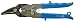 Figuren Lochblechschere 250mm blau