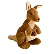 KANGAROO AND JOEY PLUSH STUFFED ANIMAL TOY 20" H