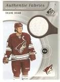 2005-06 SP Game Used Authentic Fabrics #AFSD Shane Doan - Phoenix Coyotes (Piece of Authentic Jersey ) (Hockey Cards)