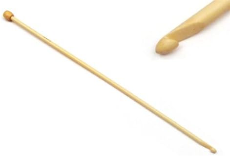 5.0mm Size H/8 12 Inch Bamboo Tunisian Crochet Hook by StitchBerry