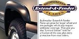 Bushwacker 31911-11 Extend-a-Fender Flares - Set of 4
