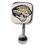 NFL Football Jacksonville Jaguars Logo Top Down Reverse Navel Ring - Free Shipping!