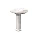 Transolid TLP-1484-01 Two-Piece Harrison Pedestal Lavatory in White