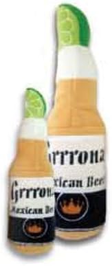 Corona Inspired Alcohol Inspired Plush Pet Squeak Squeaker Dog Toys Small