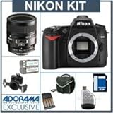 Nikon D90 Digital SLR Camera Dental Kit - Deluxe Version - with Nikon 60mmf/2.8D AF Micro Lens, Nikon R1 Wireless Close-up Speedlight System, Spare EN-EL3e Type Battery, AA NiMH Batteries w/Charger, 8GB SD Memory Card, Card Reader, Backpack / Shoulder Bag