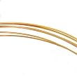 14K Gold Filled Wire Half Round/Half Hard 22 Gauge-5 Ft