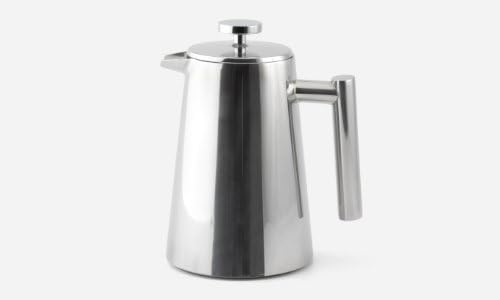 Polished Stainless French Press Coffee Maker, 22-ounce