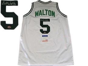 Autographed Bill Walton Uniform - White - Autographed NBA Jerseys