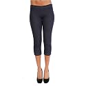 B12 Ladies Blue 3/4 Short Jeggings Leggings Sizes 6-14