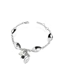 Makuti Watamu - Onyx and Mother of Pearl Diamond Charm Bracelet