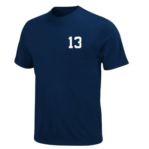 MLB Youth New York Yankees Alex Rodriguez Signature Series Tee (Athletic Navy, Medium)