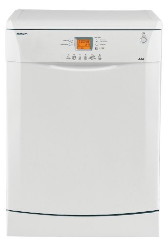 Beko DFN 6631 Geschirrspüler / AAA / 1.05 kWh / 12 MGD / 13 L / weiß / 47 dB / 6 Spülprogramme / Waterstop / Display
