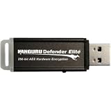 Kanguru Defender Elite KDFE-128G 128 GB USB 2.0 Flash Drive. 128GB KANGURU DEFENDER ELITE FIPS ENCRYPTED FLASH DRIVE W/ AV USB-FL. External