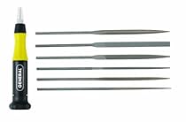 General Tools 707476 6-piece Swiss Pattern Chromium Alloy Steel Needle File Set
