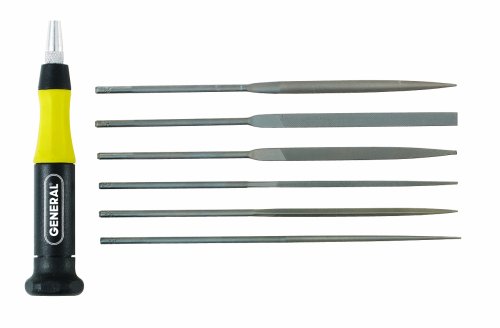 General Tools 707476 6-Piece Swiss Pattern Neddle File Set
