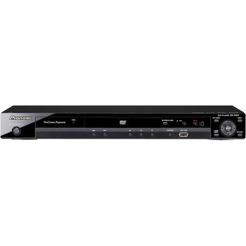 Pioneer DV-410V-K Multi-Format 1080p Upscaling DVD Player Featuring HDMI